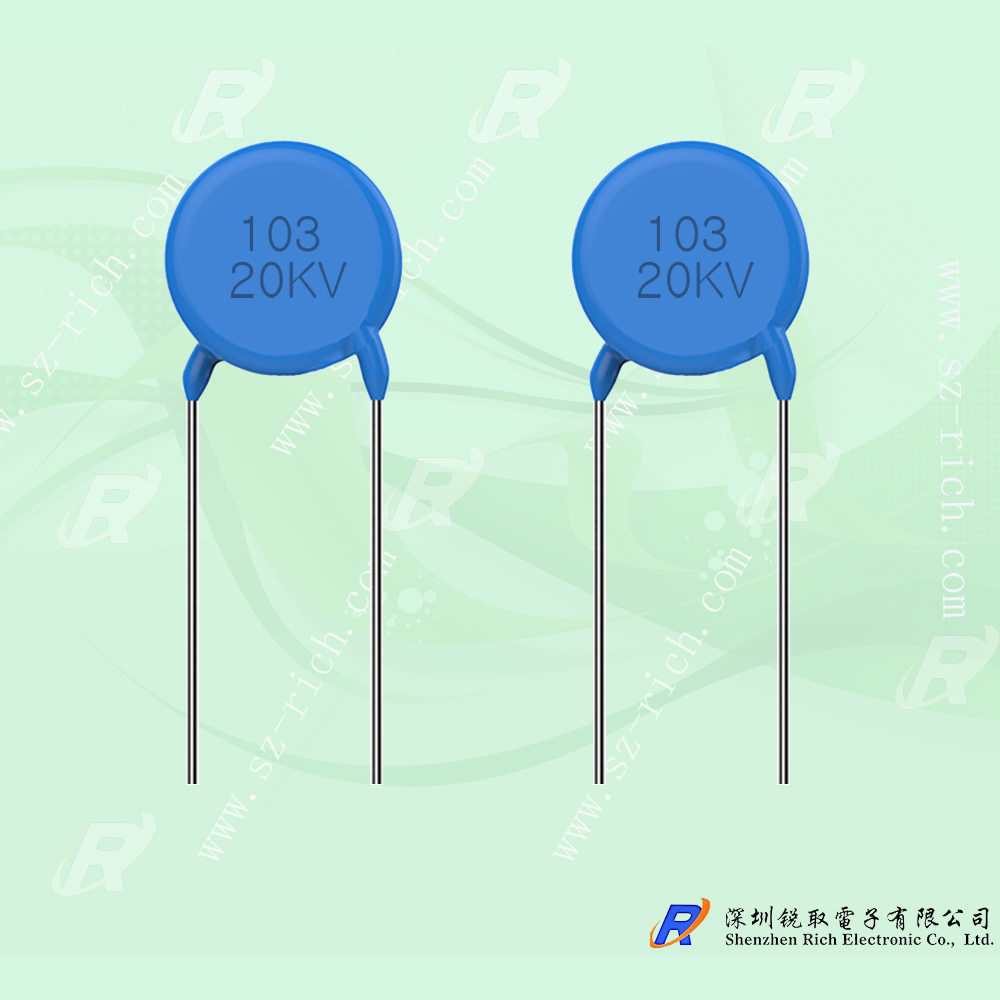 Ultra high voltage porcelain chip capacitor